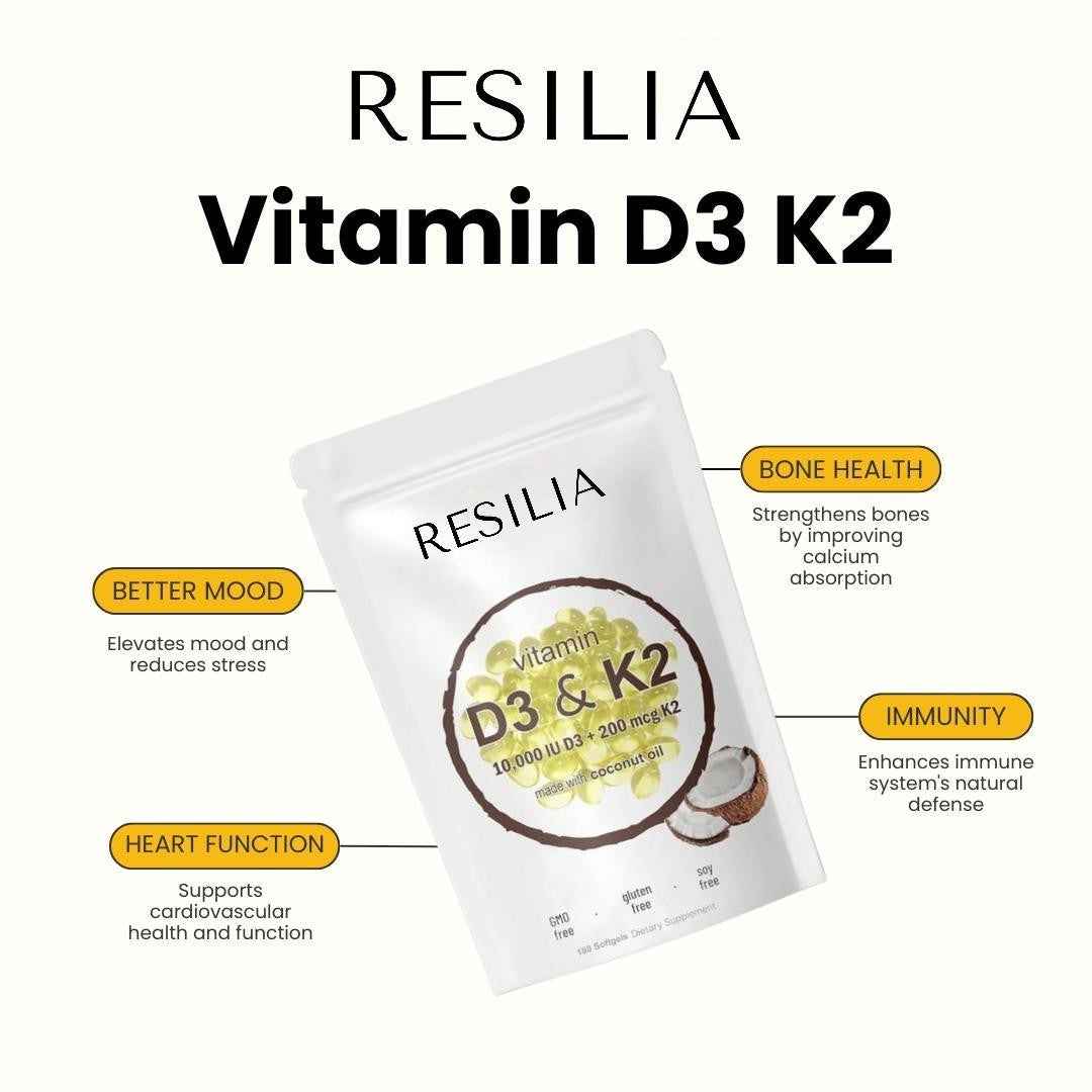Resilia Vitamin D3 K2