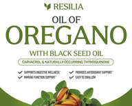 The Resilia Oil of Oregano with Black Seed Oil pouch