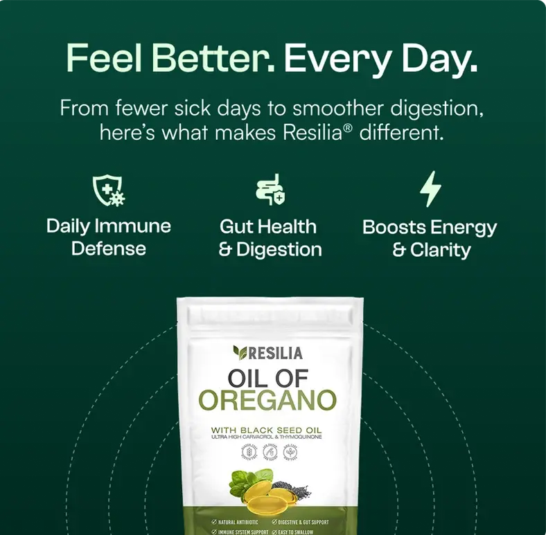 Resilia® Oil Of Oregano Softgels