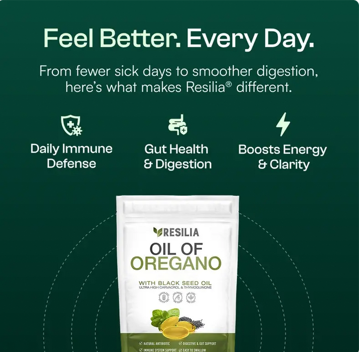 Resilia® Oil Of Oregano Softgels