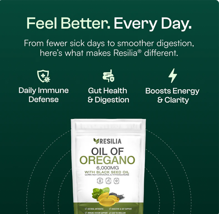 Resilia® Oil Of Oregano Softgels
