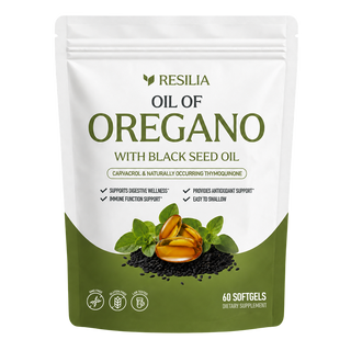 Resilia Oil of Oregano with Black Seed Oil