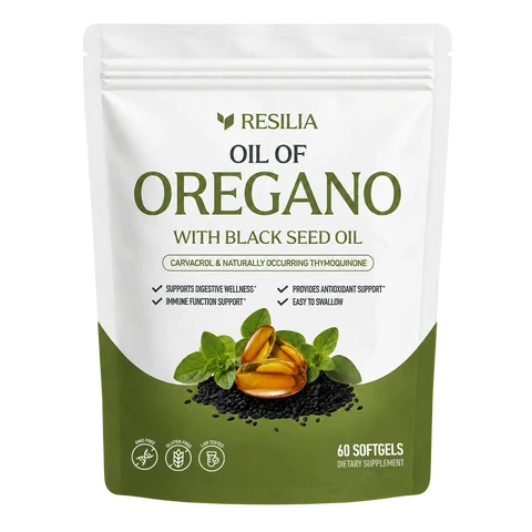 Resilia Oil of Oregano with Black Seed Oil