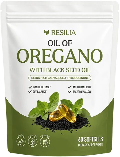 Resilia Oil of Oregano+ Black Seed Oil