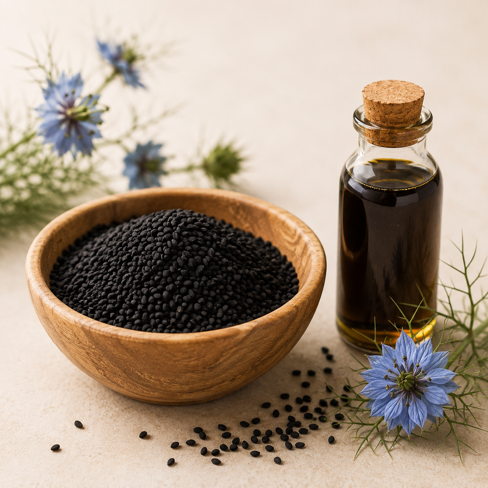 Ethiopian black seed oil and black seeds