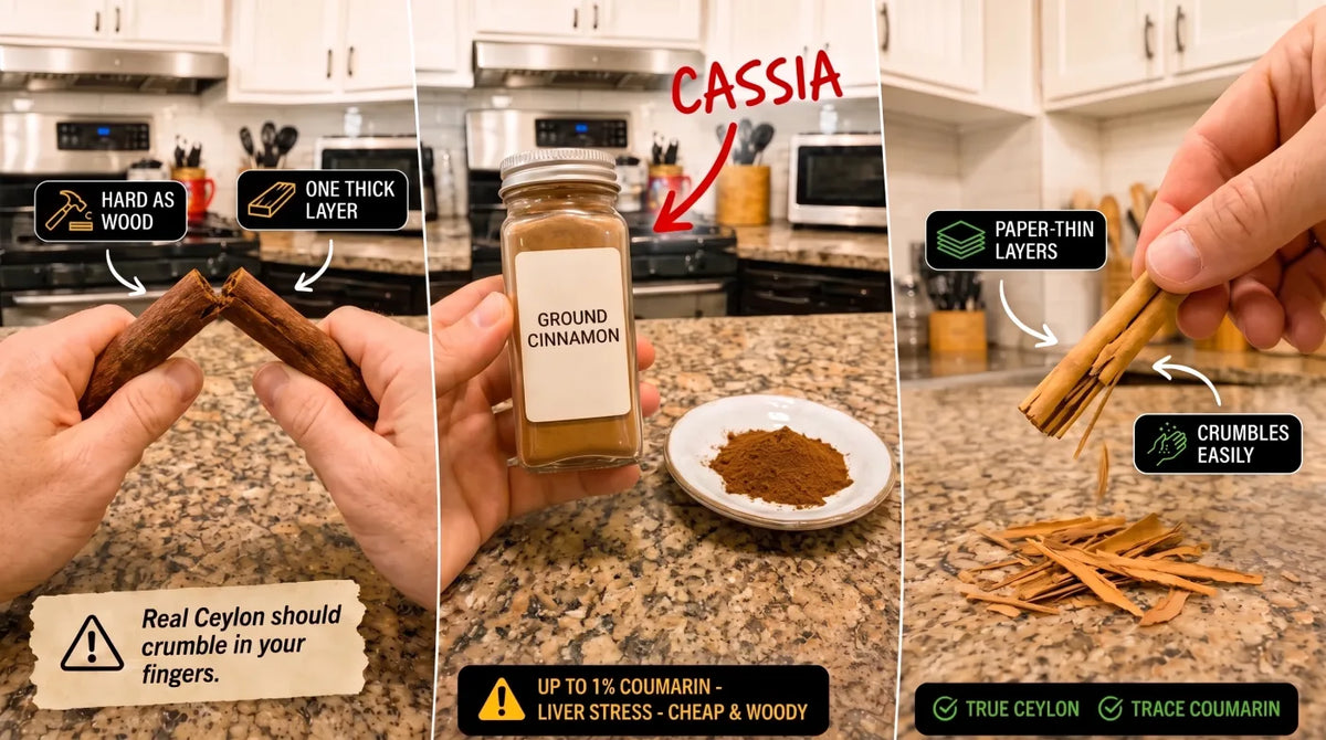 Cassia vs true Ceylon cinnamon