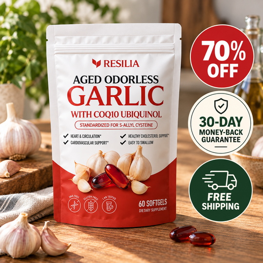 Aged Odorless Garlicwith CoQ10 Ubiquinol