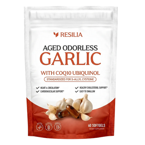 Resilia Aged Odorless Garlic + CoQ10