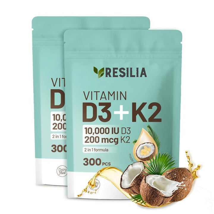 Resilia® Vitamin D3 & K2 Softgels