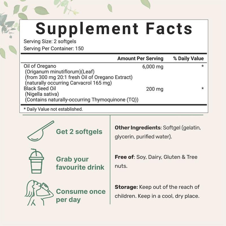 Oil Of Oregano Softgels Resilia™