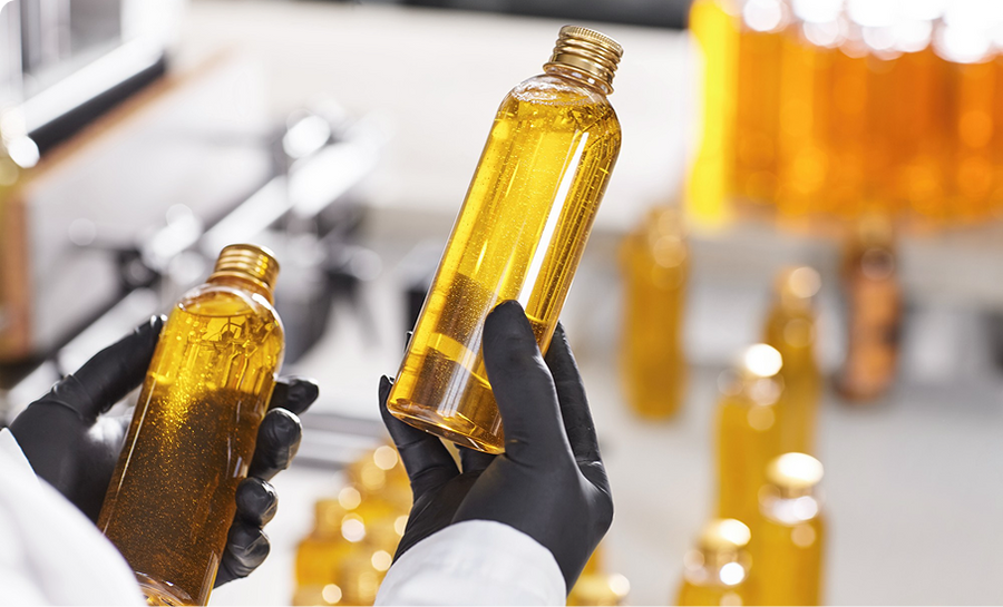 Oil bottles