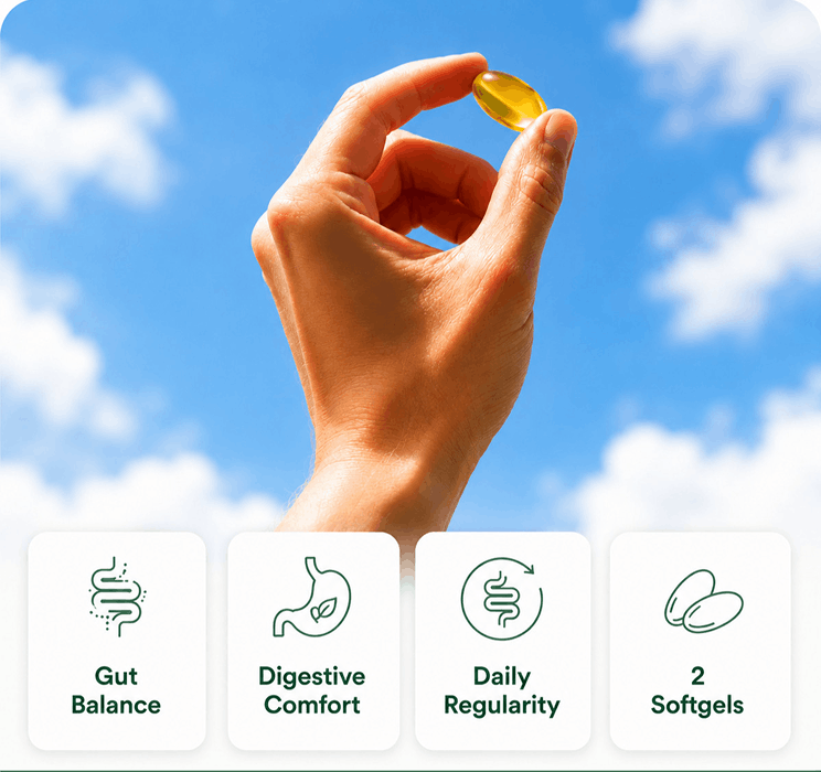 It Turns A Messy Gut Routine Into Two Daily Softgels