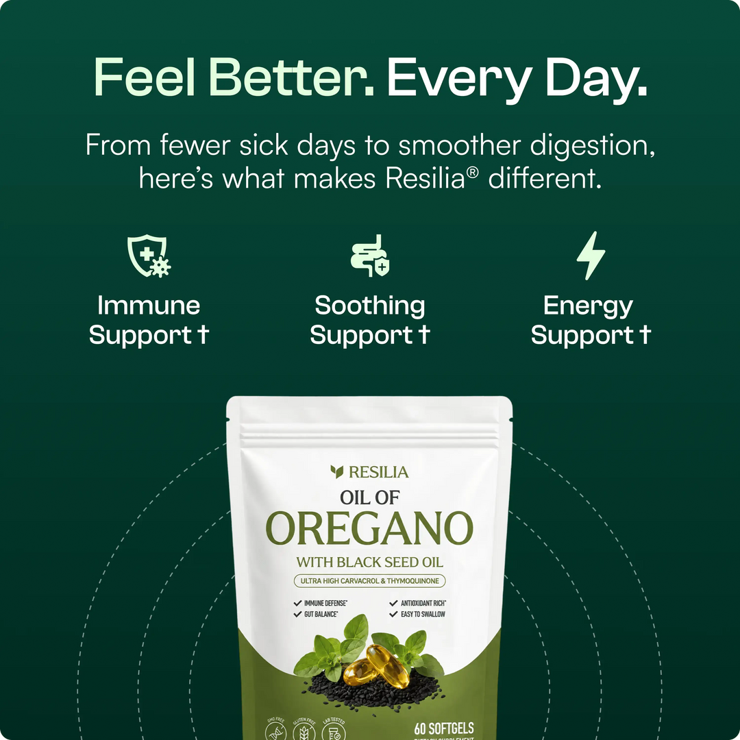 Resilia® Oil Of Oregano Softgels