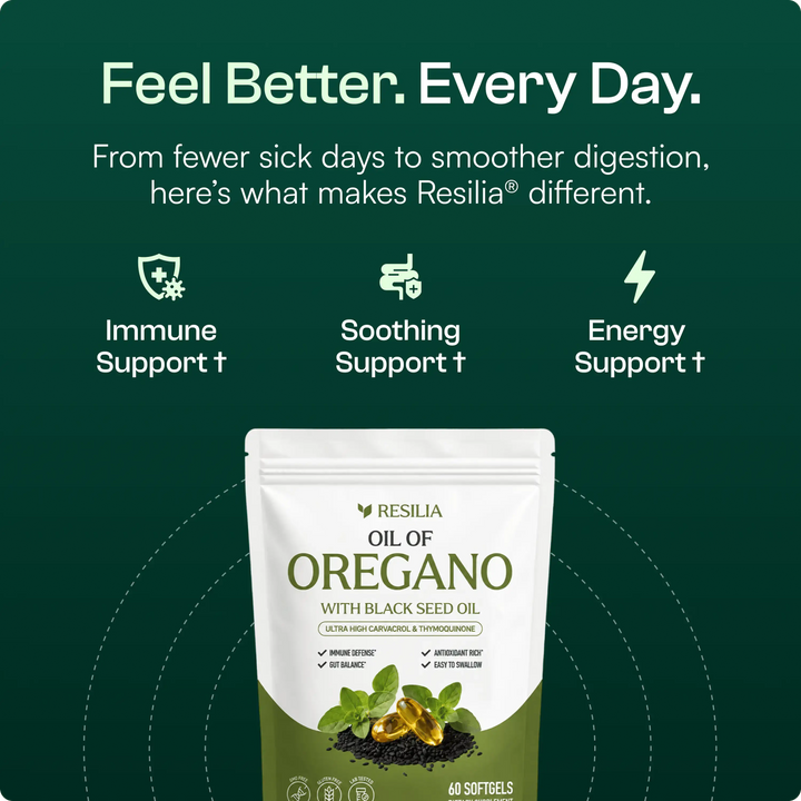 Resilia® Oil Of Oregano Softgels