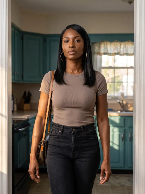 Diane, 46, in the same kitchen
