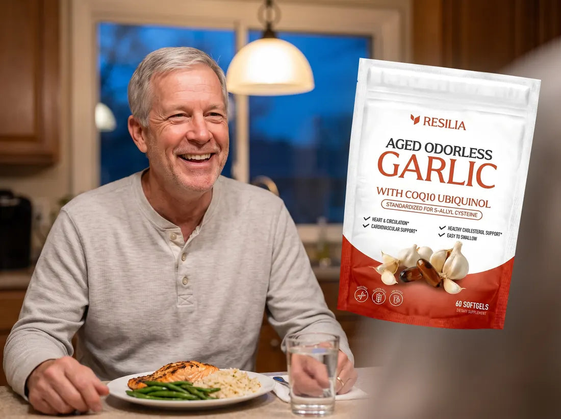 Resilia Aged Odorless Garlic pouch